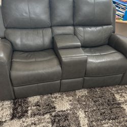 Recliner Loveseat With Console And Cup Holder