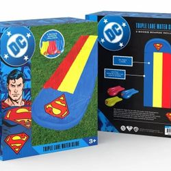 Superman Triple-Lane Water Slide