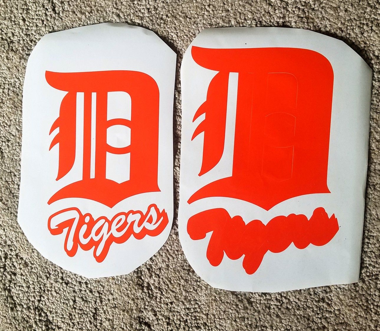Detroit tigers vinyl decal