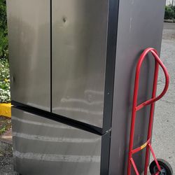 Stainless steel refrigerator - for parts 
