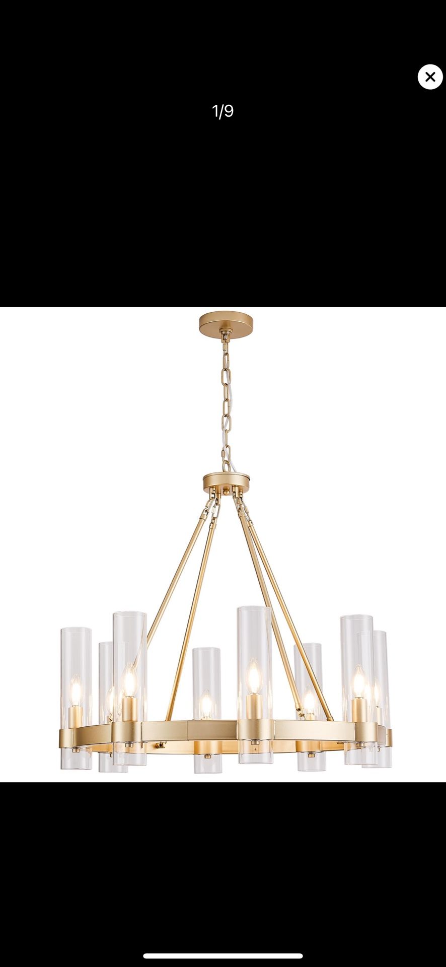 Wagon Wheel Chandelier Brand New