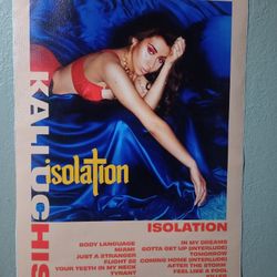 Kali Uchis Isolation Album Cover Canvas Poster Female Artist Hip Hop Gift Set