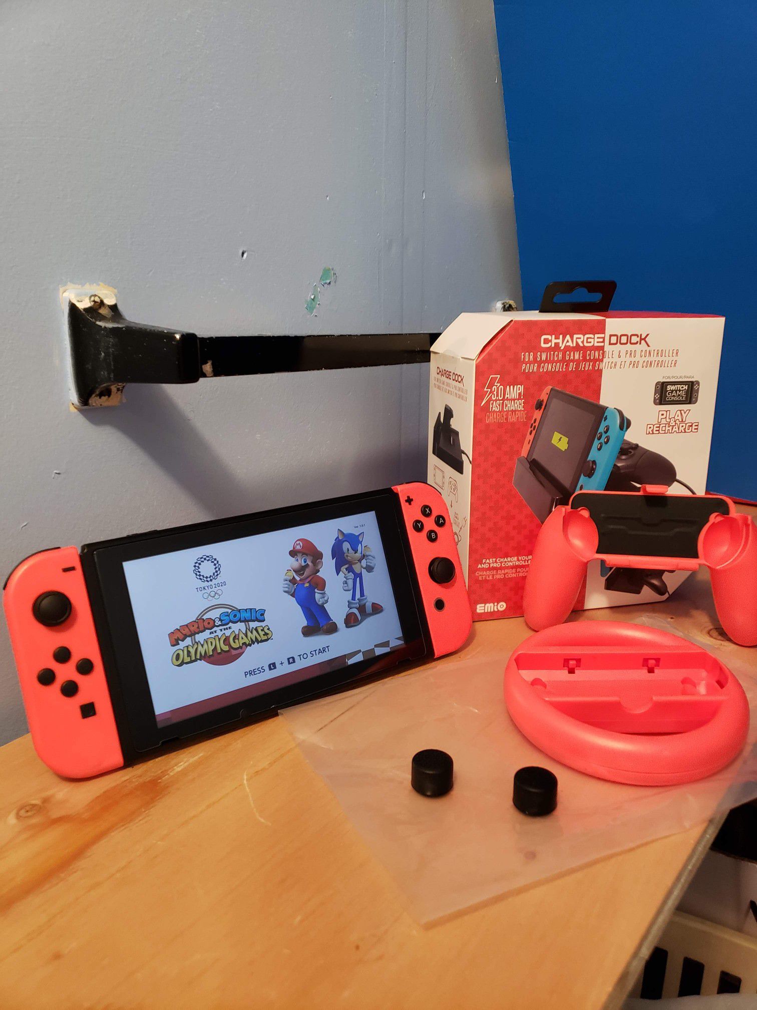 nintendo switch modded with over 27 games