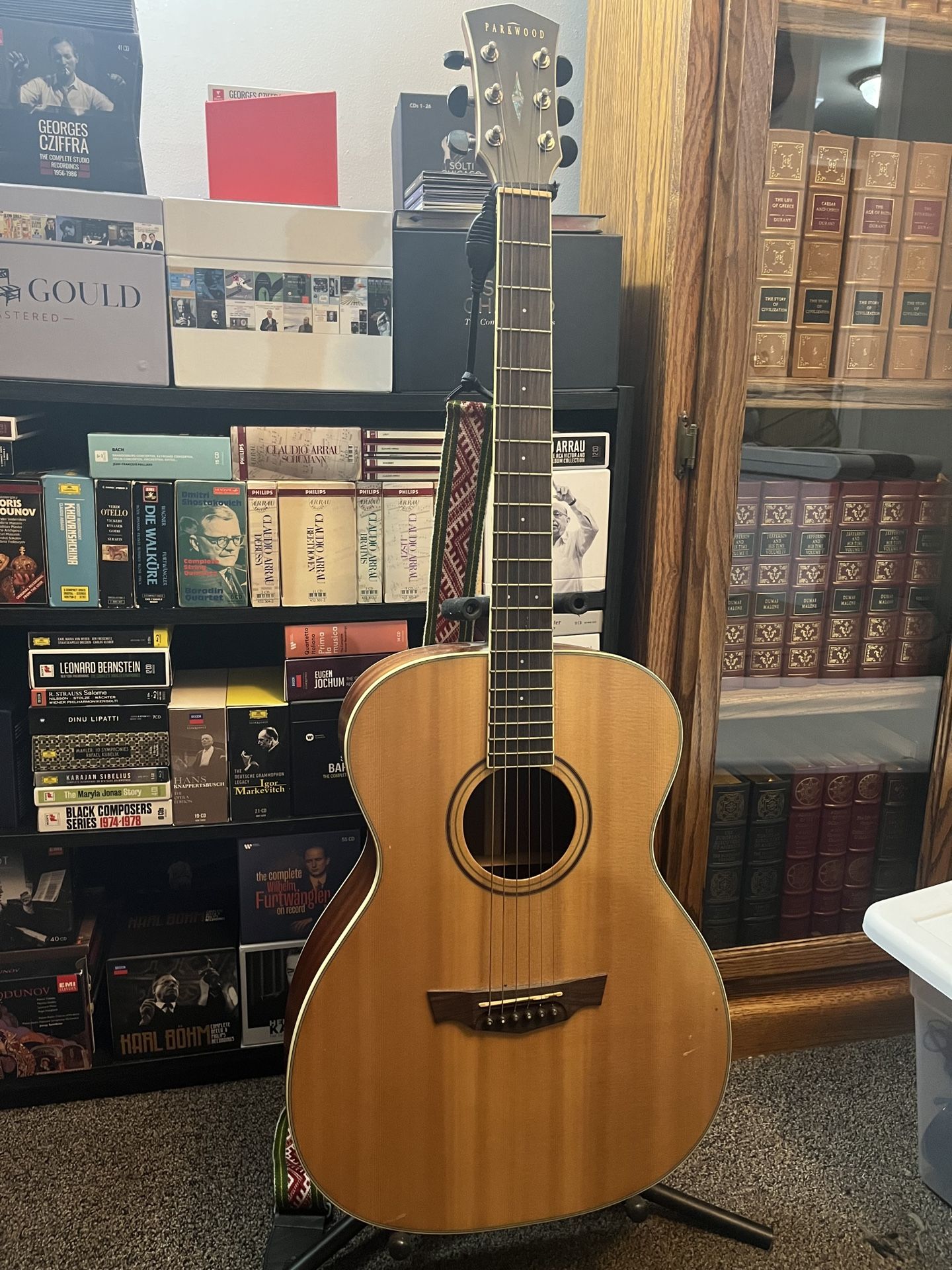 Parkwood acoustic Guitar, Great Christmas Gift! 