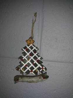 Country Christmas tree ornament