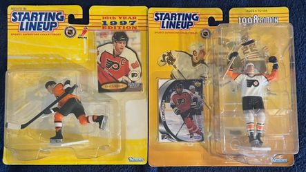 Eric Lindros Starting Lineup Lot – 1997 & 1998 Philadelphia Flyers – Sealed