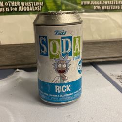 New Sealed Rick And Morty Soda Funko