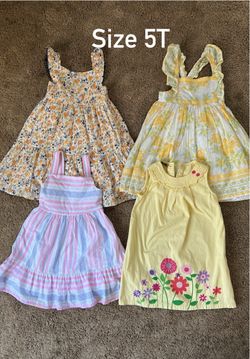 Toddler girl dress bundle lot size 5T