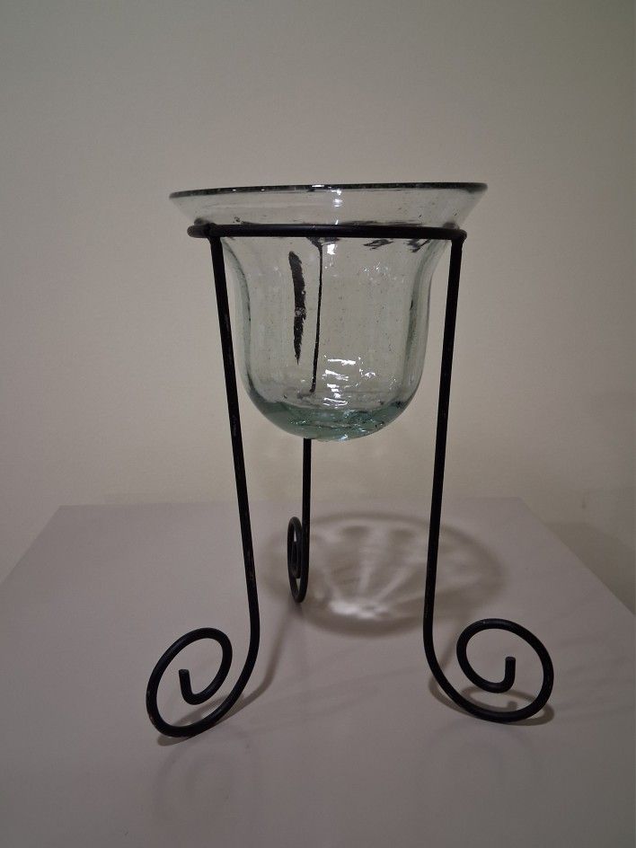 Multi-functional Glass Hurricane Candle Holder