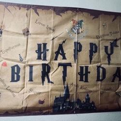 Harry Potter bday banner