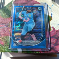 Vladimir Guerrero Jr 2025 Bowman Chrome Blue 🔵 Wave 🌊 #27 /150 **Offers Accepted**