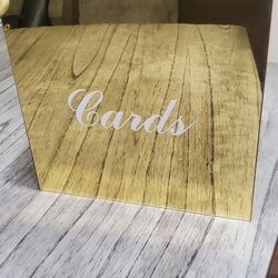 Card Box For Wedding. 