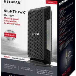 NETGEAR Nighthawk Cable Modem with Voice (CM1150)