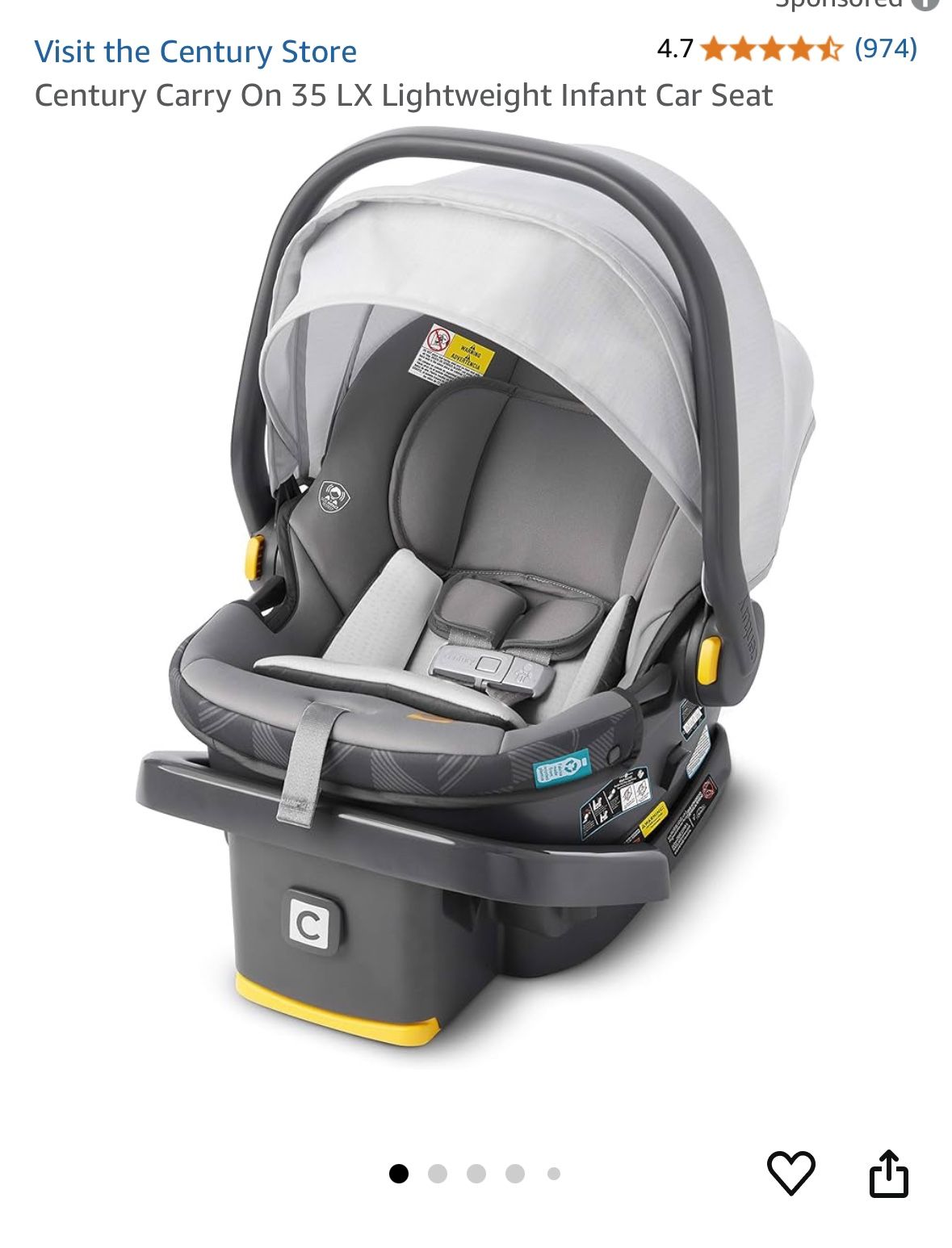 Lightweight Baby Car Seat