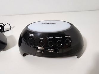 SXE- Sunrise Simulator/Night Light LED Alarm Clock with USB Charging Port, 6W x 3.75 x2.75H In.