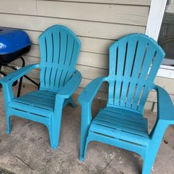Out Side Chairs And Grill