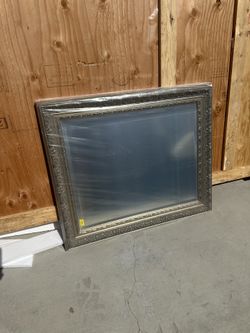 Square Wall Mirror With Frame