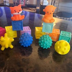 Colorful Baby Blocks And Toys