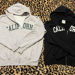 Reflex Brand  Full Zip Zip Up Hoodies 