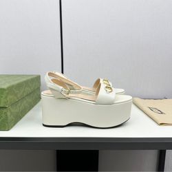 Gucci Horsebit Flatform Sandal