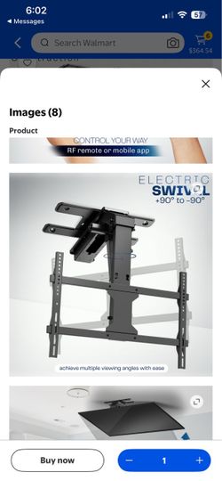 Vivo Electric Flip Down Ceiling TV Mount