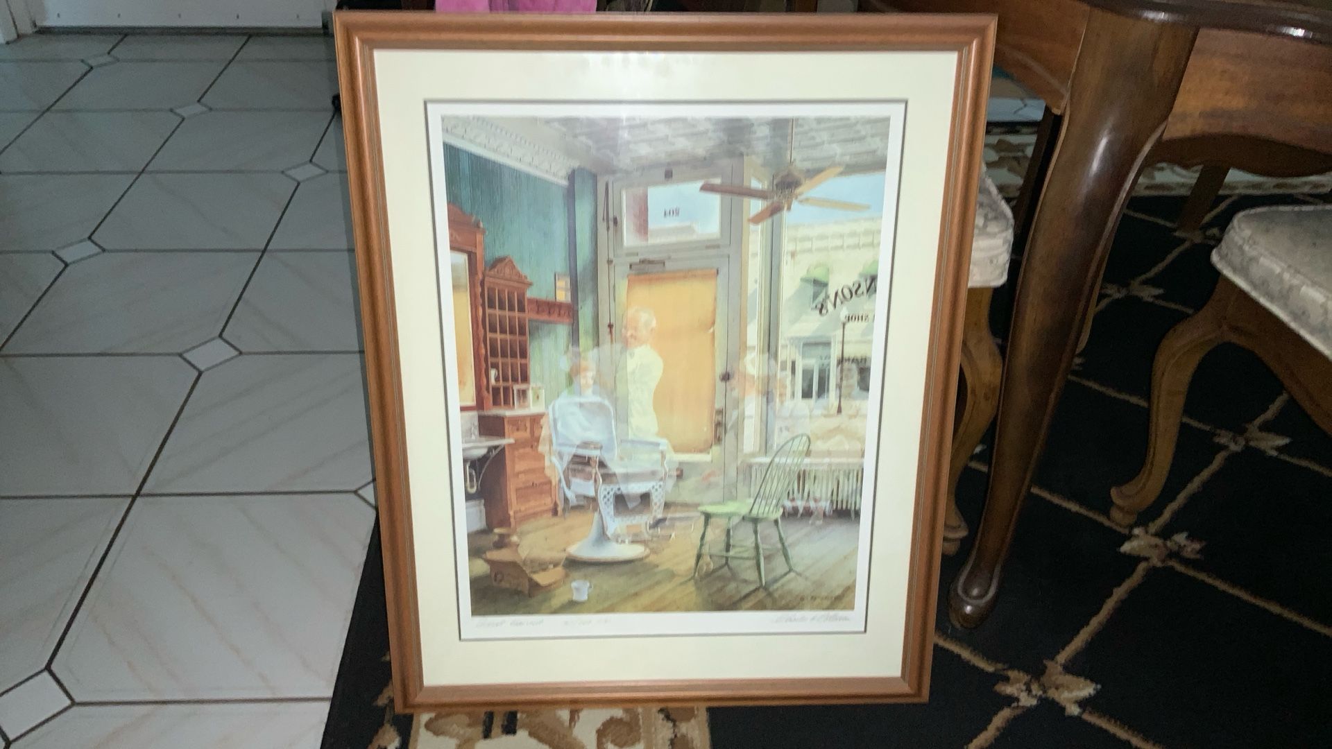 Painting “ First Hair cut” By CHALES PETERSON