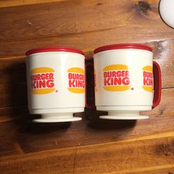 1980’s Burger King travel mugs