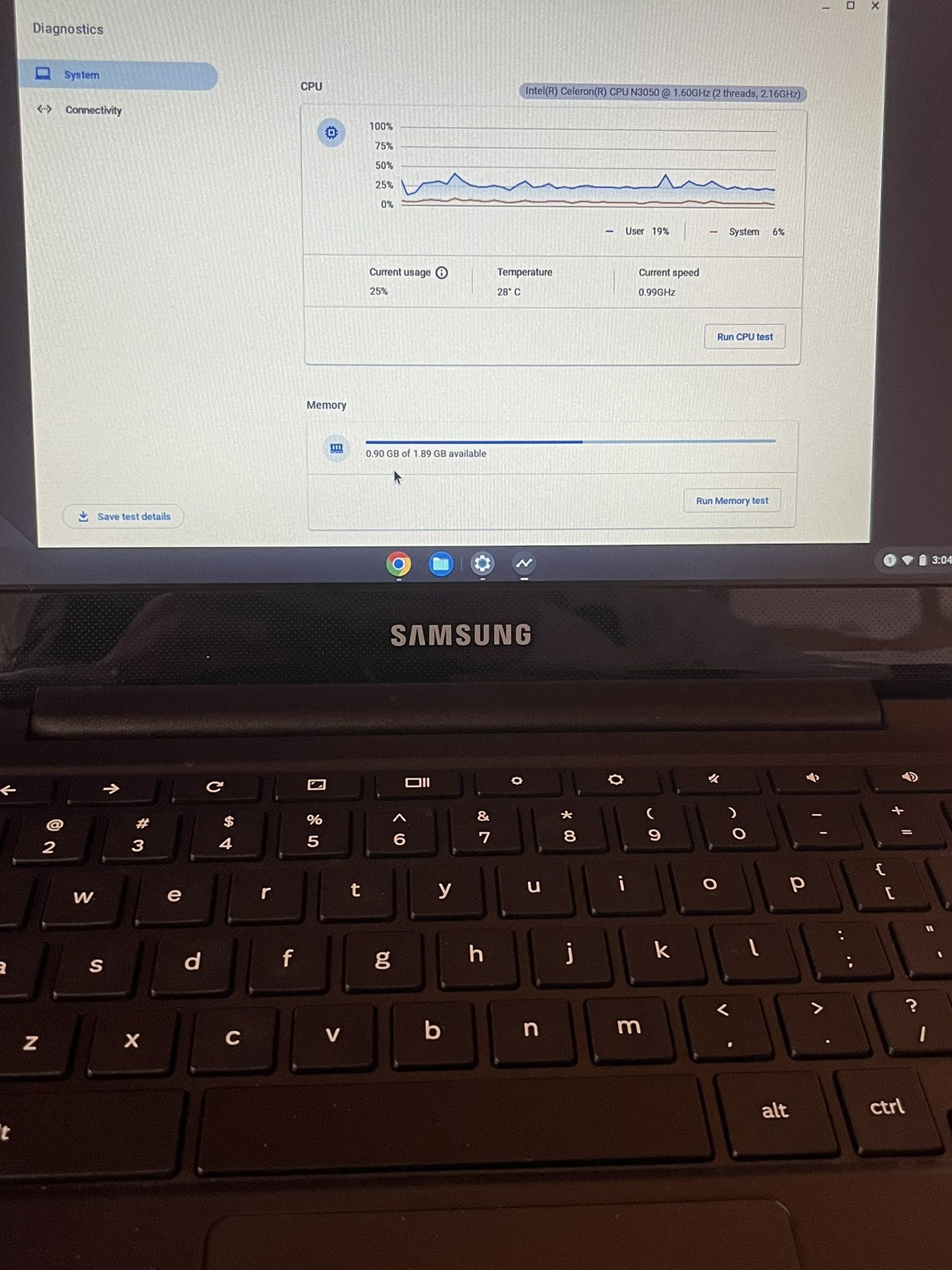 Samsung Chromebook 3 (XE500C13-K01US) - Good Condition