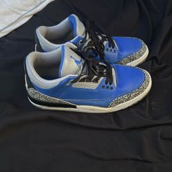 Jordan 3 Retro Royal Blue Size 9.5