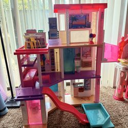 Barbie Dream Dollhouse – Used w/ 100+ Accessories