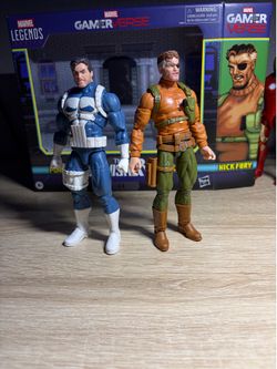 Punisher and nick fury 2 pack marvel legends
