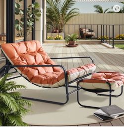 Lounge Chair with ottoman (NEW)
