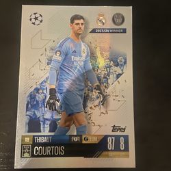 Thibaut Courtois TOPPS Match Attax 24/25 Foil Card