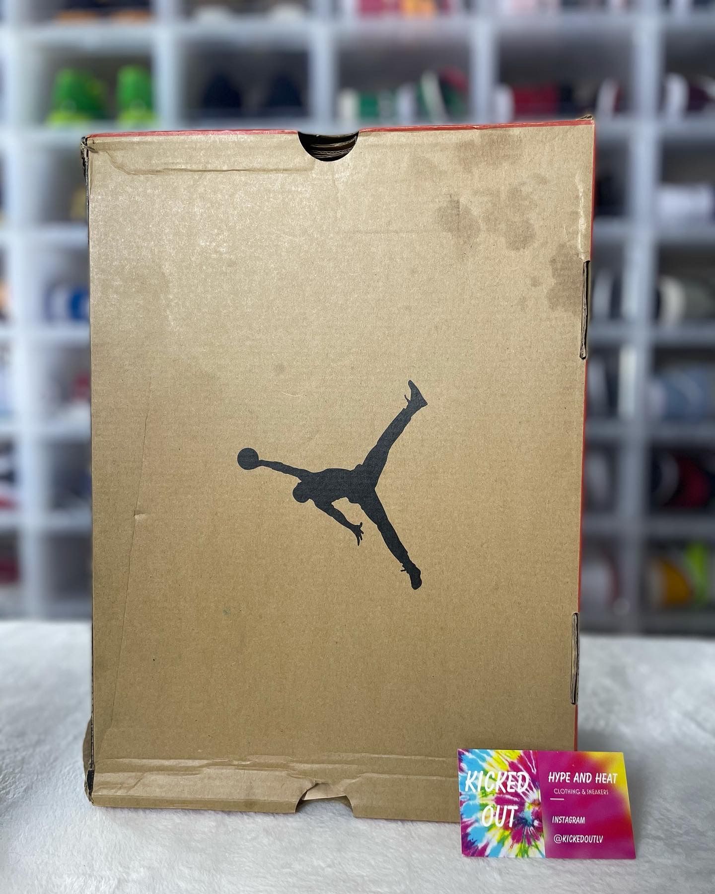 Jordan 12 top shoe box