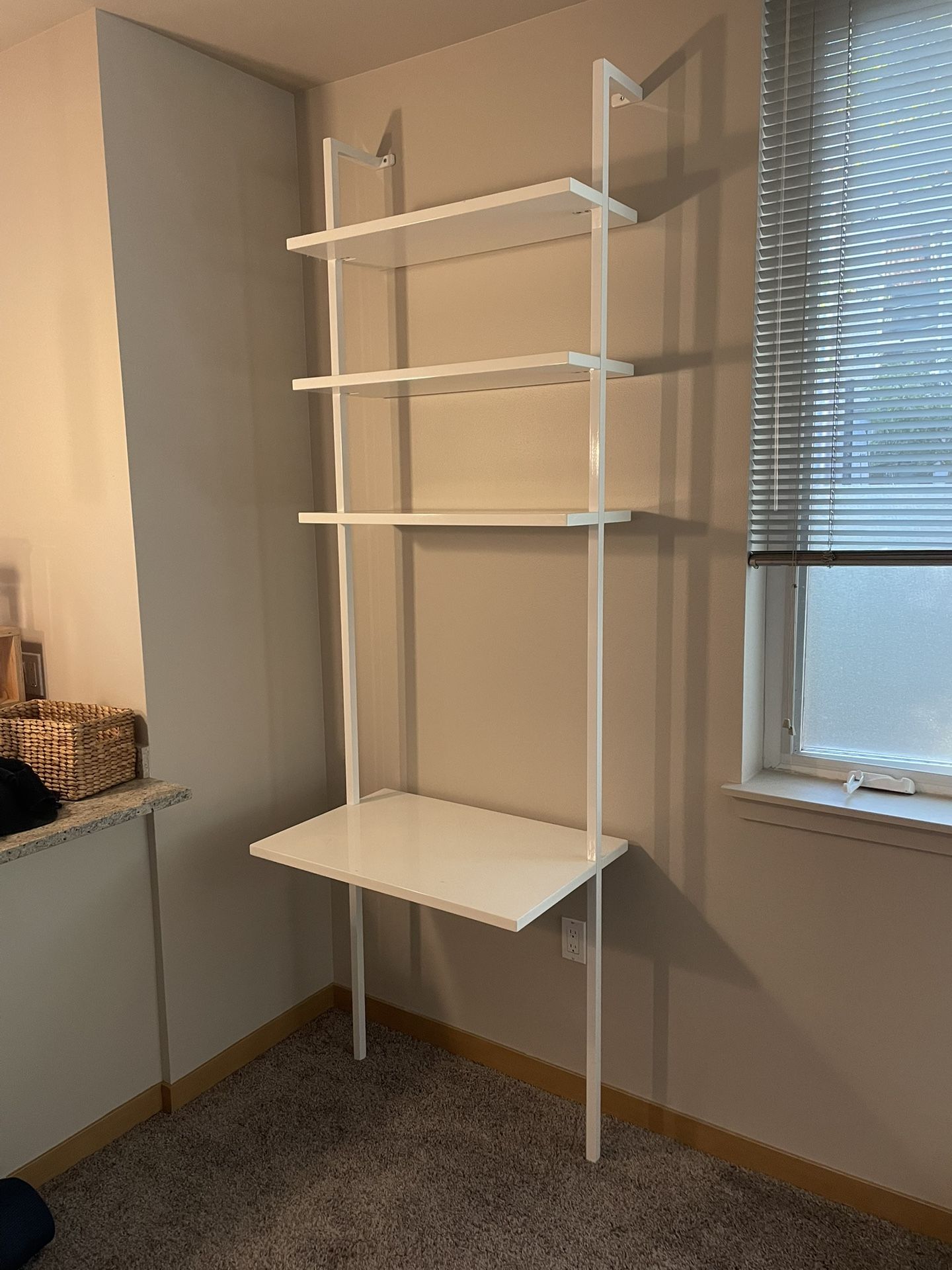 CB2 Stairway Wall Mounted Desk & Shelves