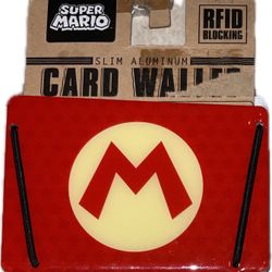 Bioworld Super Mario card wallet Slim Aluminum RFID Blocking