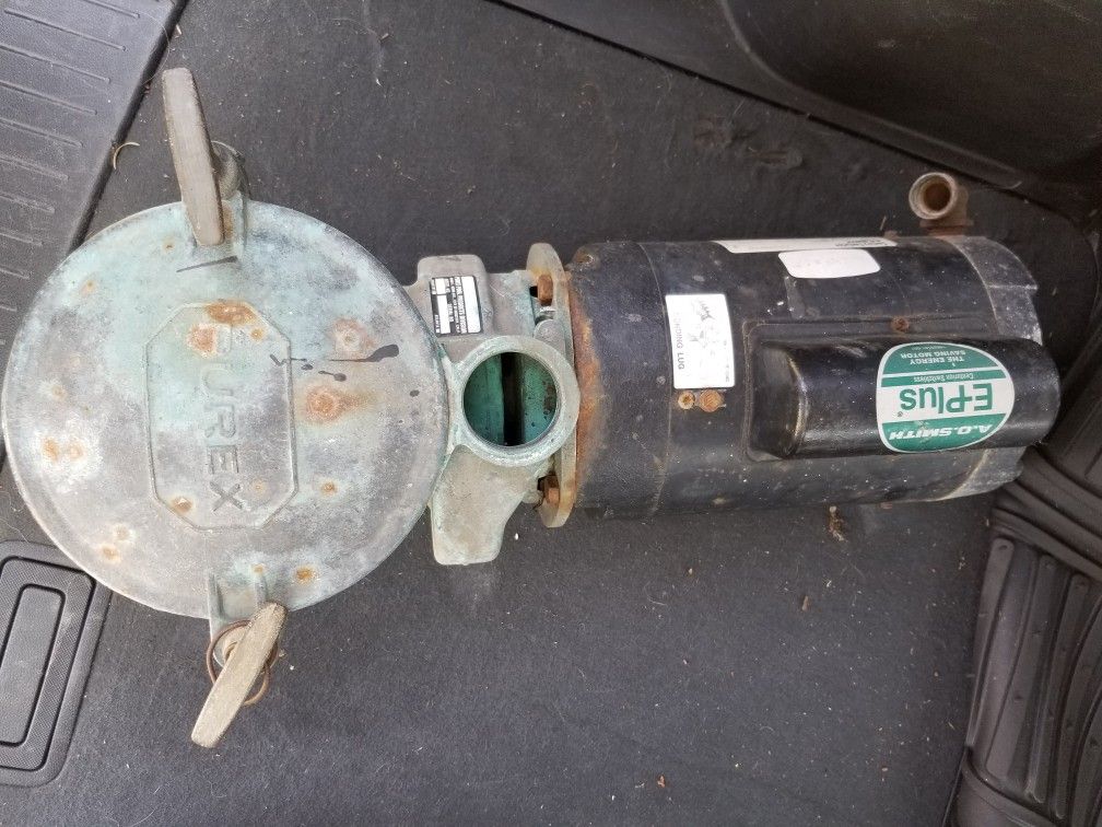 Pool Motor used A.O. Smith E Plus Centurion Switchless Pool And Spa