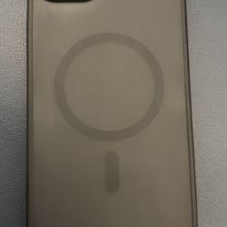 iPhone 14/15 Plus Magnetic Matte Black Phone Case