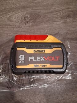 Dewalt 20v/60v  9ah flexvolt