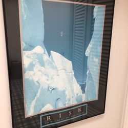 Framed  “RISK” Inspirational Print