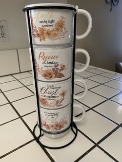 New Christian Quotes Mug Set