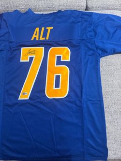 Joe Alt Signed Autograph Custom Jersey -Beckett Coa- L.A. Chargers