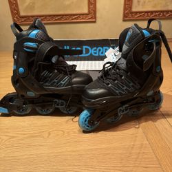 Adult Size 7-10 Roller Derby Inline Skates 