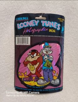 Vintage Looney tunes home boys holographic decal