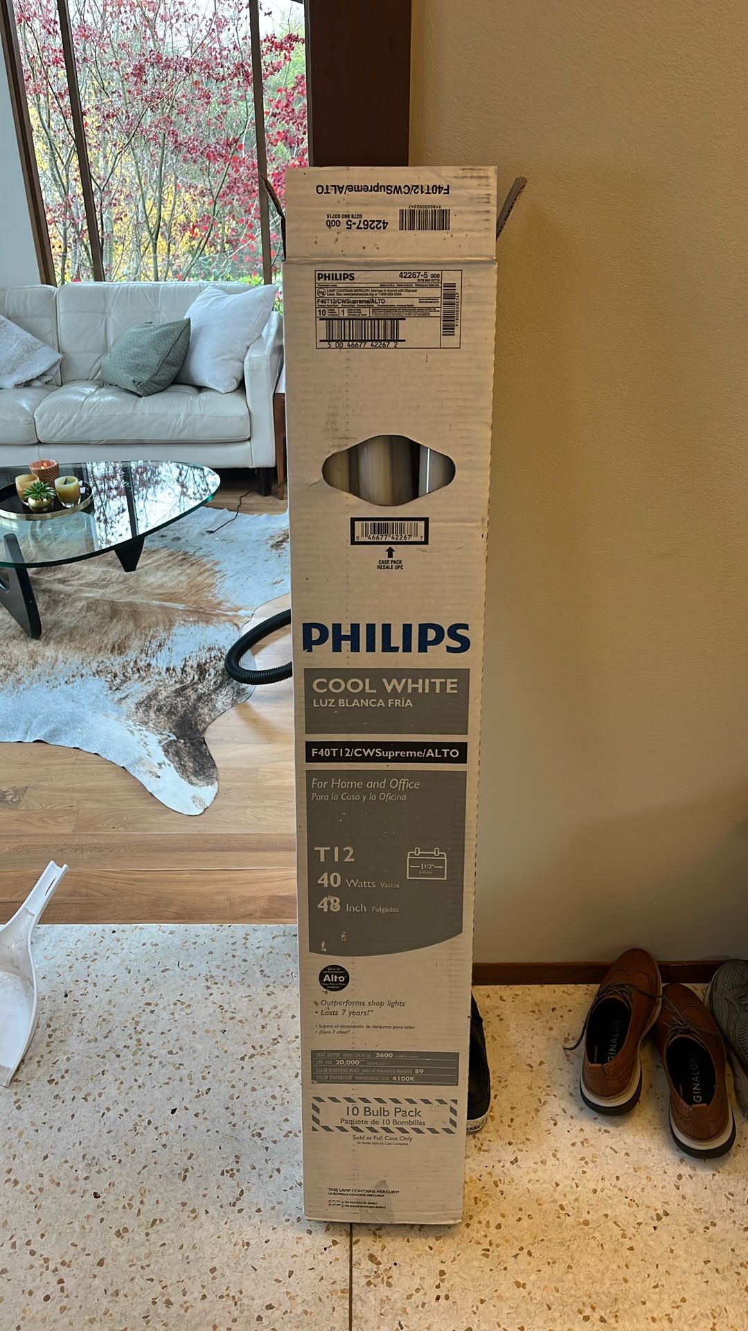 7 - 48 Inch Bulbs - Philips Cool White - F40T12