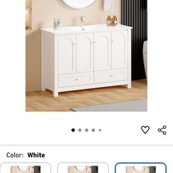 KEIKI 48" Bathroom Vanity with Single Sink Combo - NEW