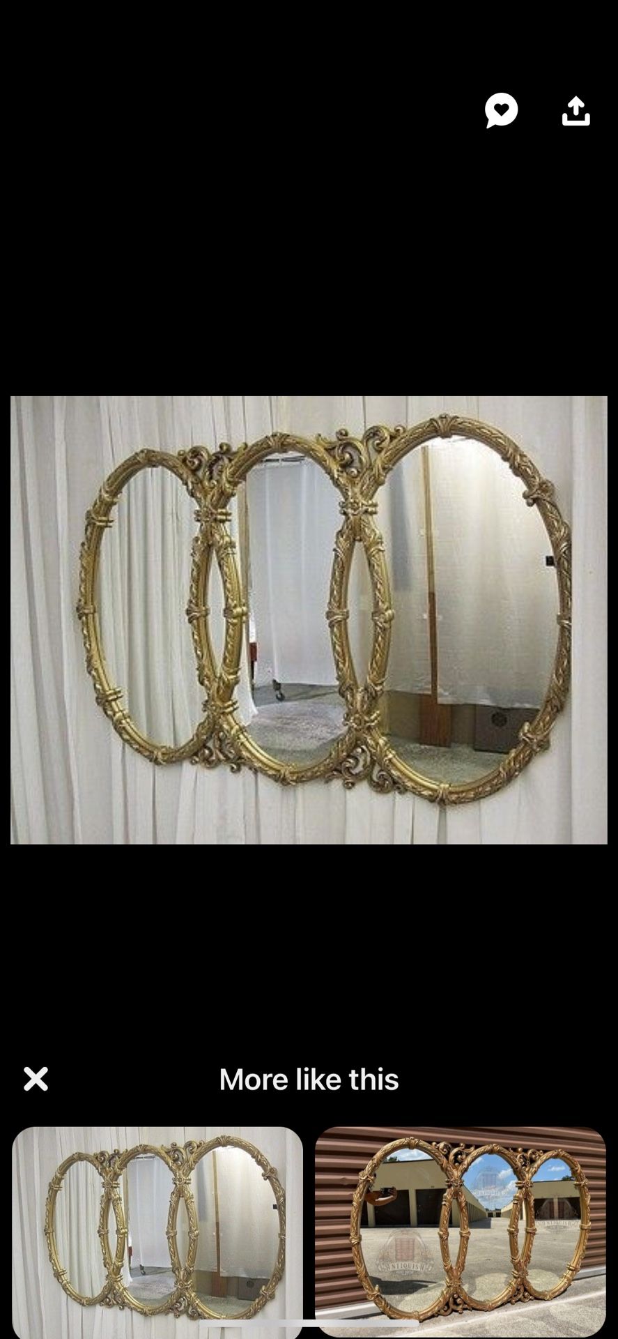 Antique Mirror Espejo Antiguo Muy Elegante