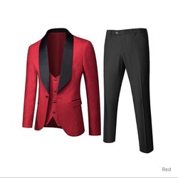 Red Prom Suit - New 