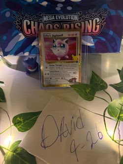 Erika's Jigglypuff Holo Pokémon Card