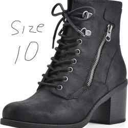 White Mountain  Women’s DORIAN BOOTIE Black Size 10